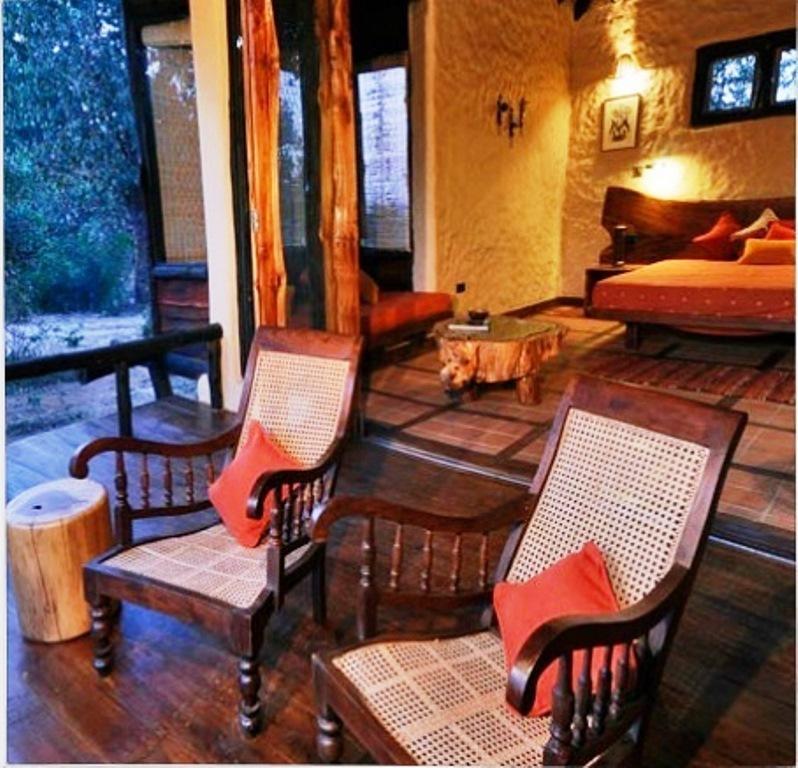 Kanha Earth Lodge Mandlā Pokój zdjęcie